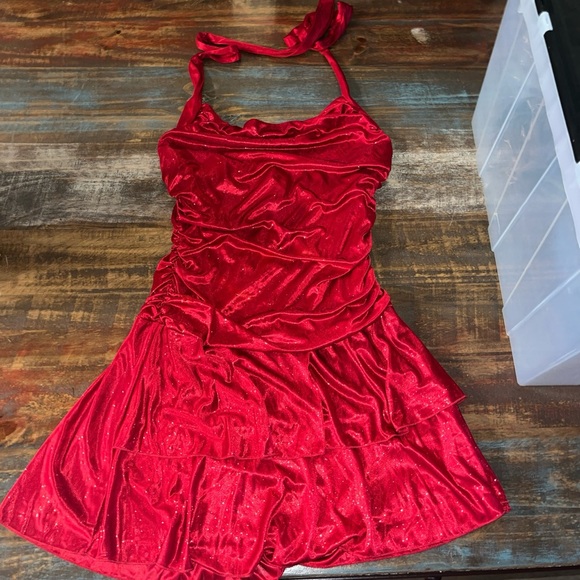 Wet Seal Dresses & Skirts - Wet seal sparkly salsa dancing dress!